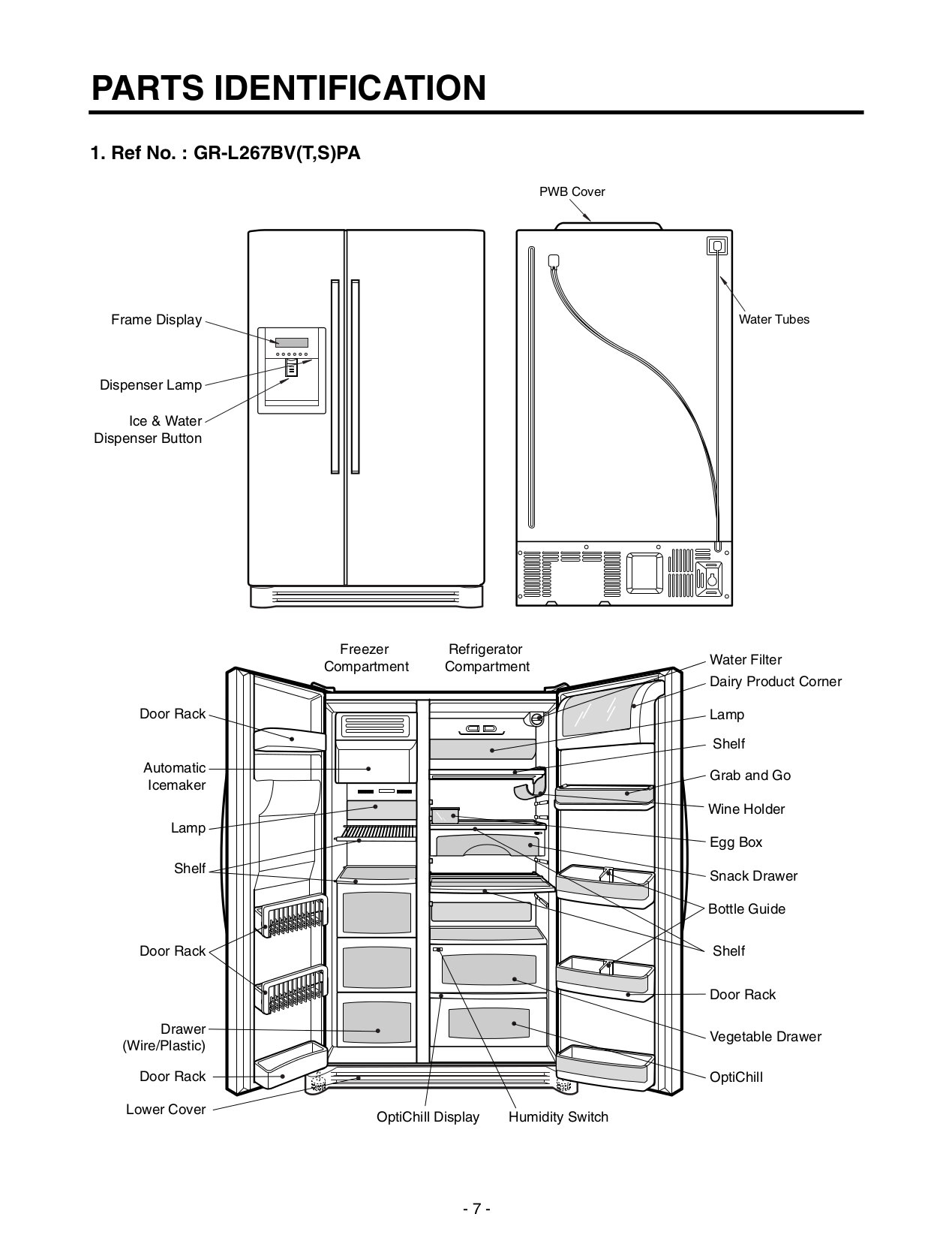 PDF manual for LG Refrigerator LRSC26923TT